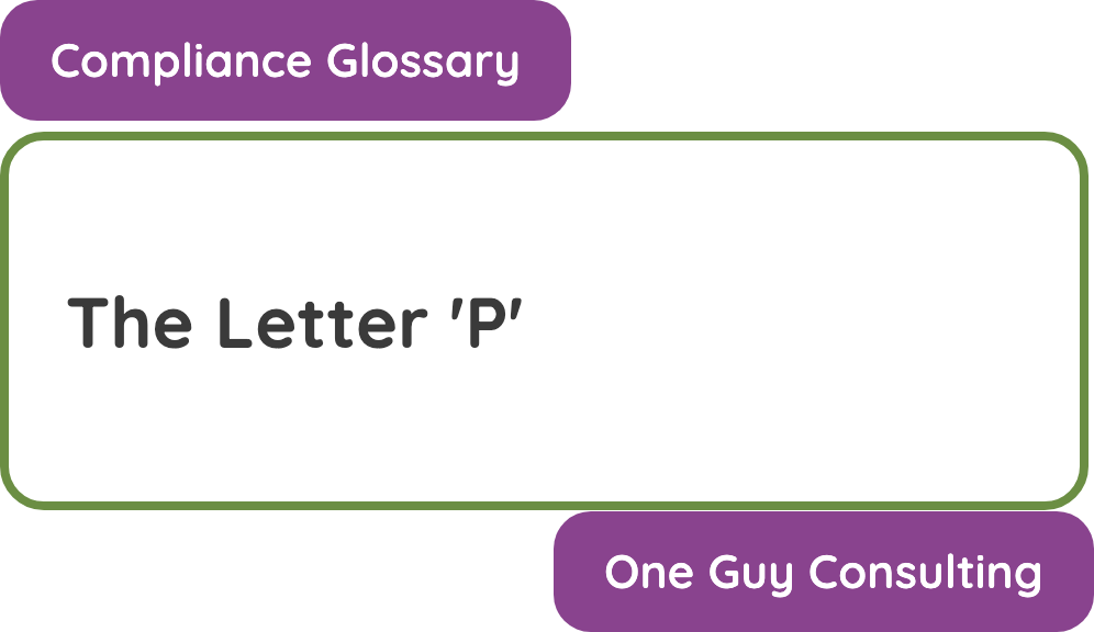 Letter P